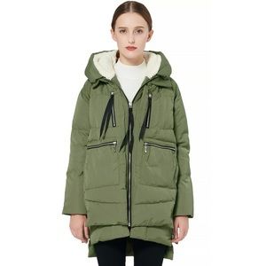 Orolay Women’s Down Coat Thickened Olive Size Small NWT!